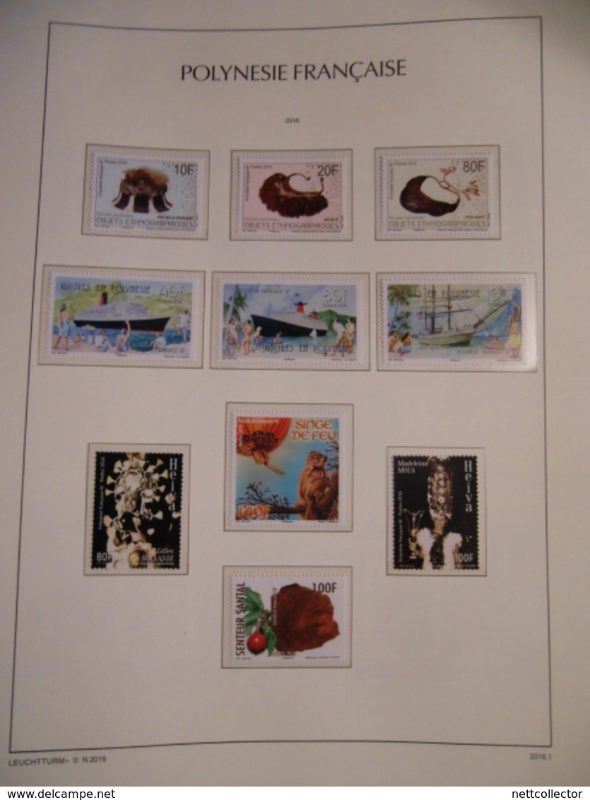 POLYNESIE  ANNEES COMPLETES NEUVES ** LUXE 2014/2015/2016 TIMBRES / BLOCS / CARNETS