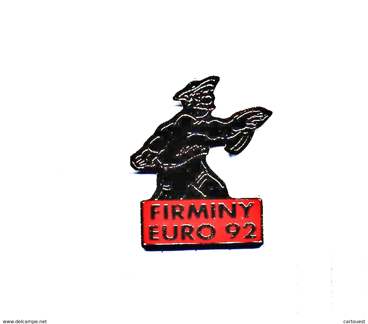 Pin's Pins /  THEME PETANQUE - FIRMINY EURO 92 ( Beau Français Avec Beret ) - Bowls - Pétanque