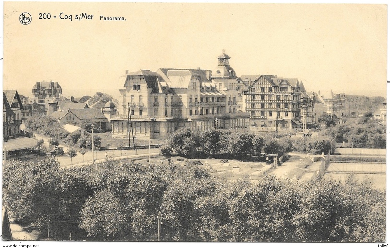 Coq-sur-Mer NA84: Panorama 1935 - De Haan