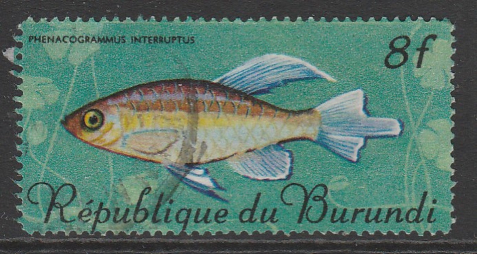Burundi 1967 Fish 8 Fr Multicoloured SW 332 O Used - Used Stamps