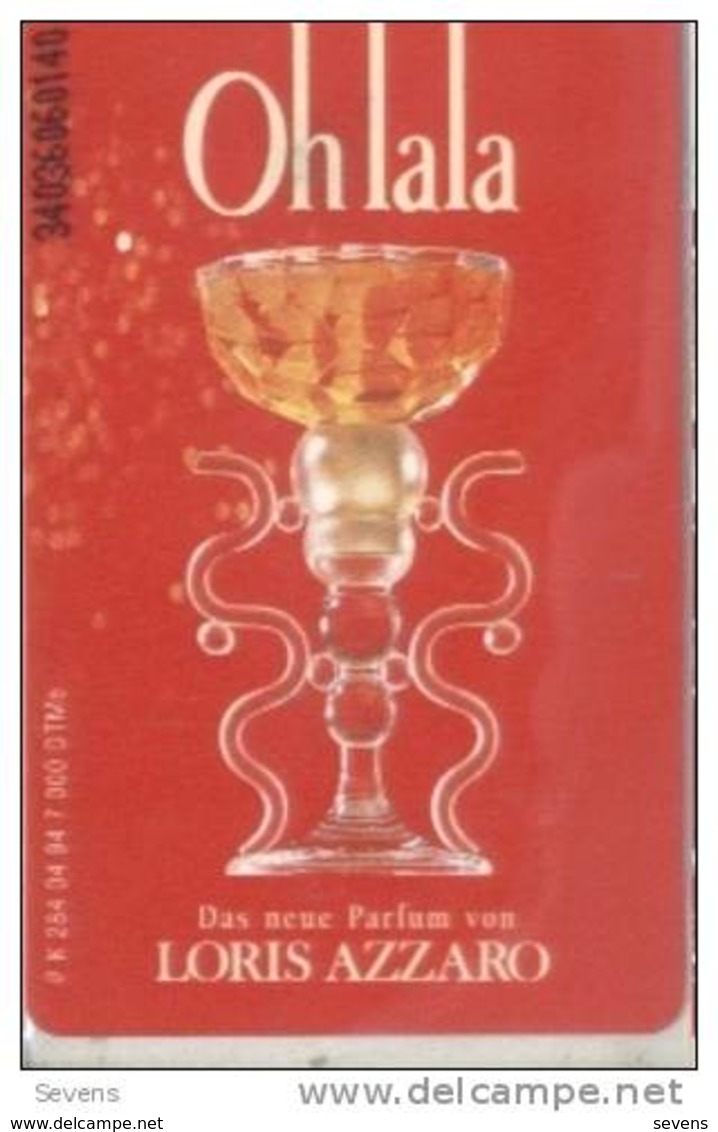 Germany Chip Phonecard, K284 04.94 Loris Azzaro Perfume,mint - Parfum