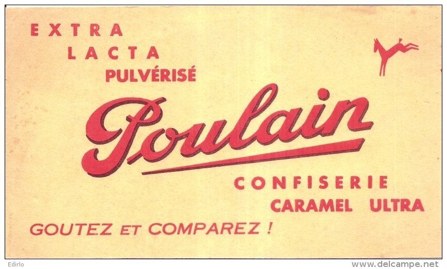 ---- BUVARD ---  Chocolat POULAIN Confiserie TB - Chocolat