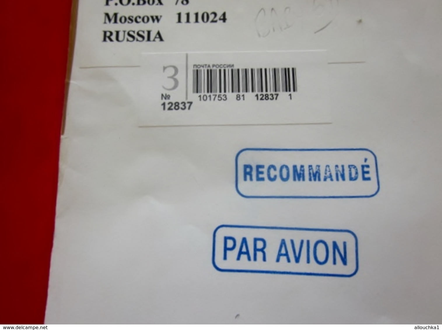 Europe Russie URSS Lettre Document Recommandé-Marcophilie Lettre Affranchissement Multiple-pour La France Poste Aérienne - Covers & Documents