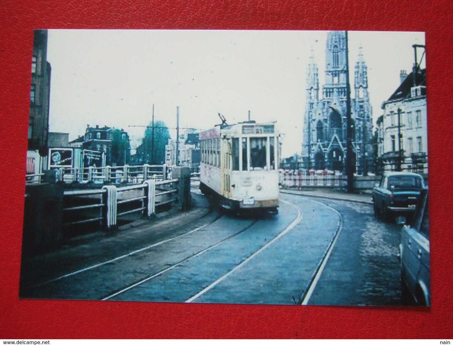 BELGIQUE - BRUXELLES - PHOTO 15 X 10 - TRAM - TRAMWAY  - LIGNE 81 - - Nahverkehr, Oberirdisch