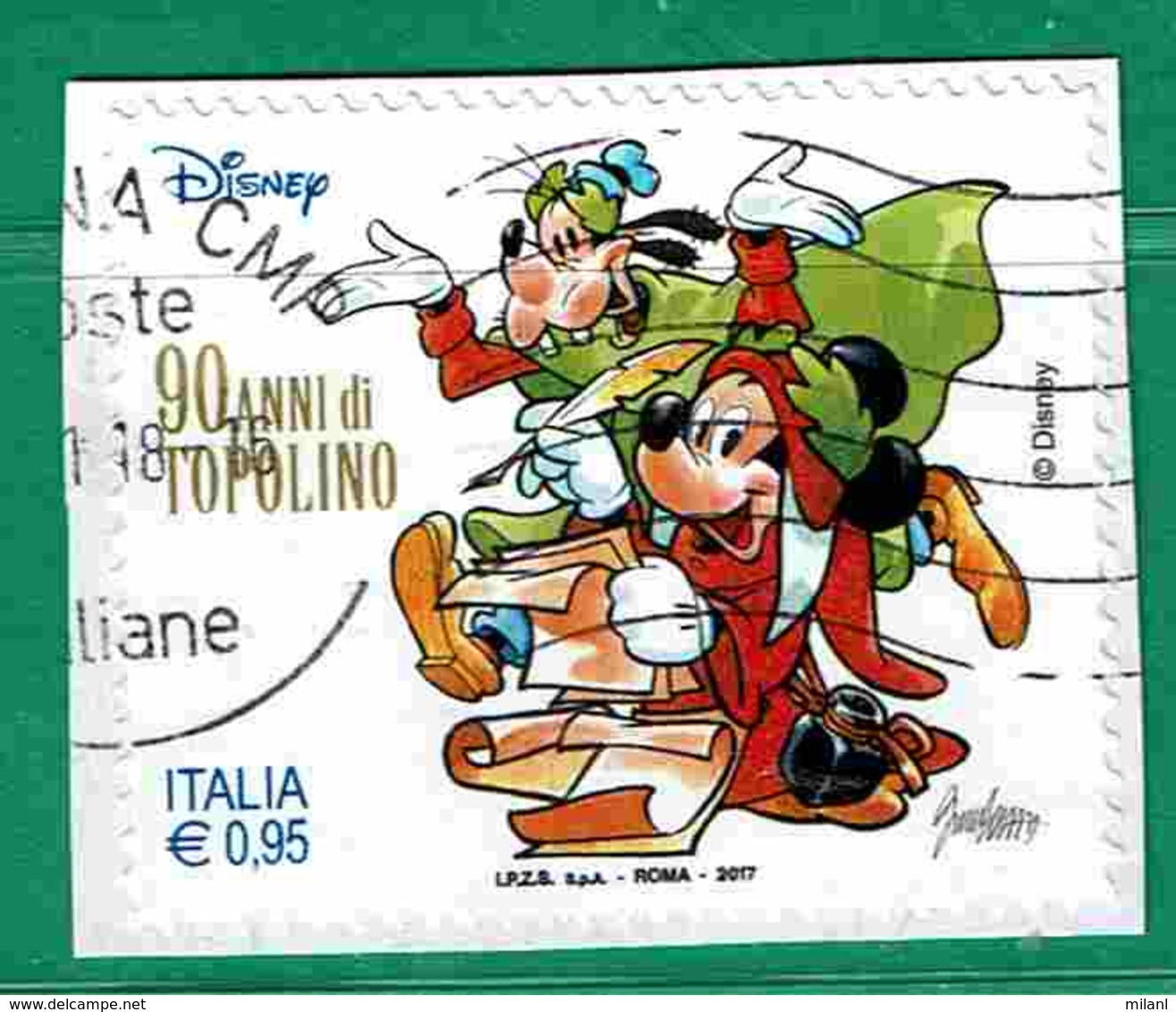 A12/5 - It. 2016 - 90 Anni Di Topolino - 2011-20: Usati