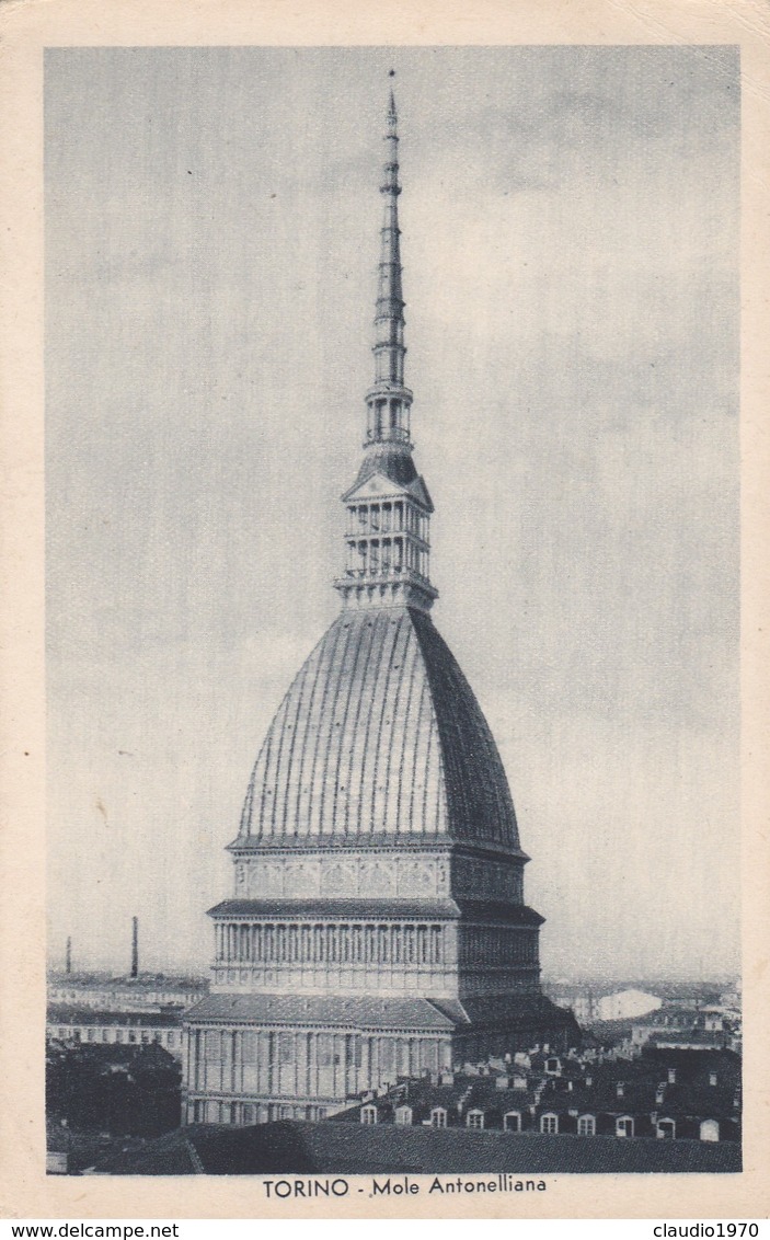 CARTOLINA - POSTCARD - TORINO - MOLE ANTONELLIANA - Mole Antonelliana