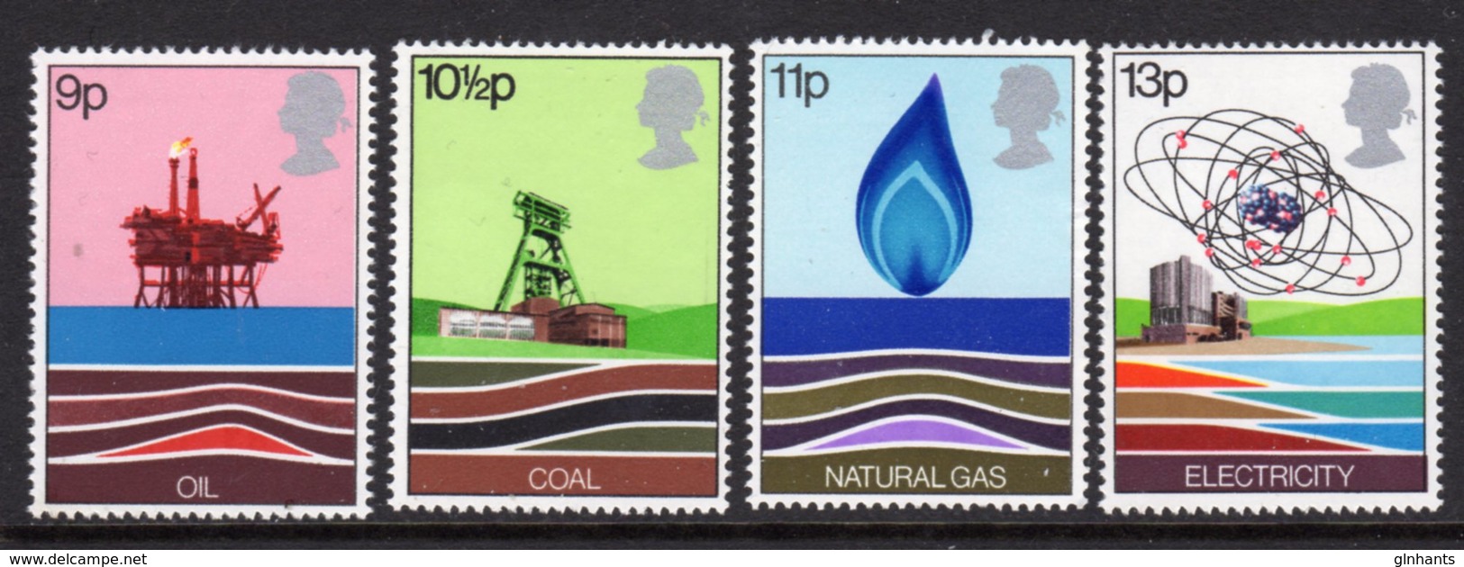 GREAT BRITAIN GB - 1977 ENERGY RESOURCES SET (4V) FINE MNH ** SG1050-1053 - Unused Stamps