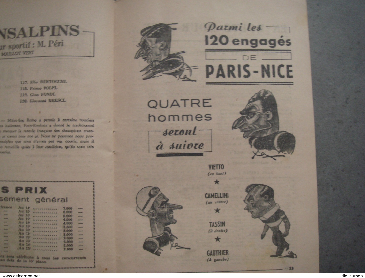 brochure mai 1940 le 8ème Paris Nice