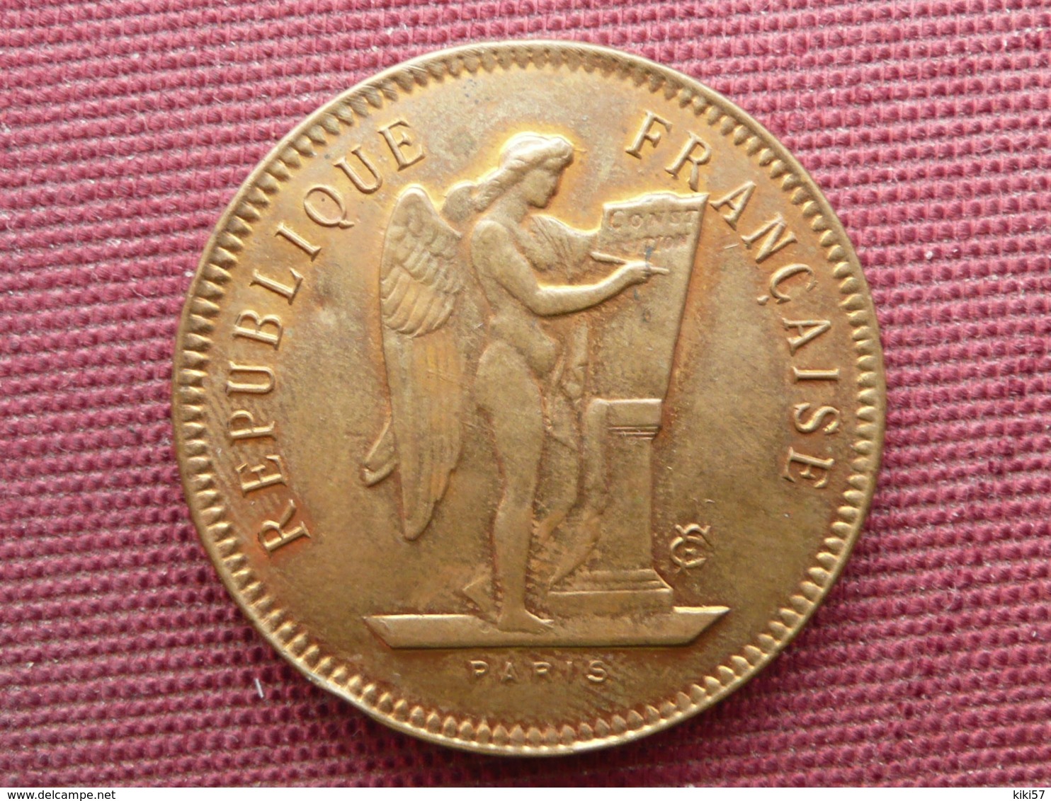 FRANCE Jeton Dit De Maison Close 100 Fr 1897 Superbe état - Brothel Tokens