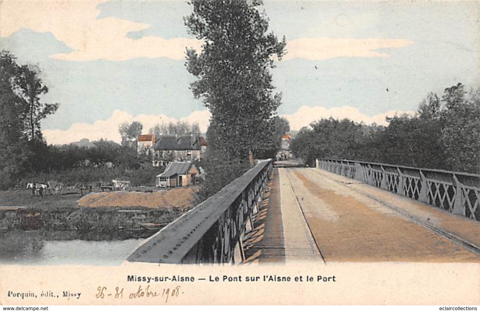 Missy Sur Aisne       02     Le Pont Et Le Port       ( Voir Scan) - Sonstige & Ohne Zuordnung