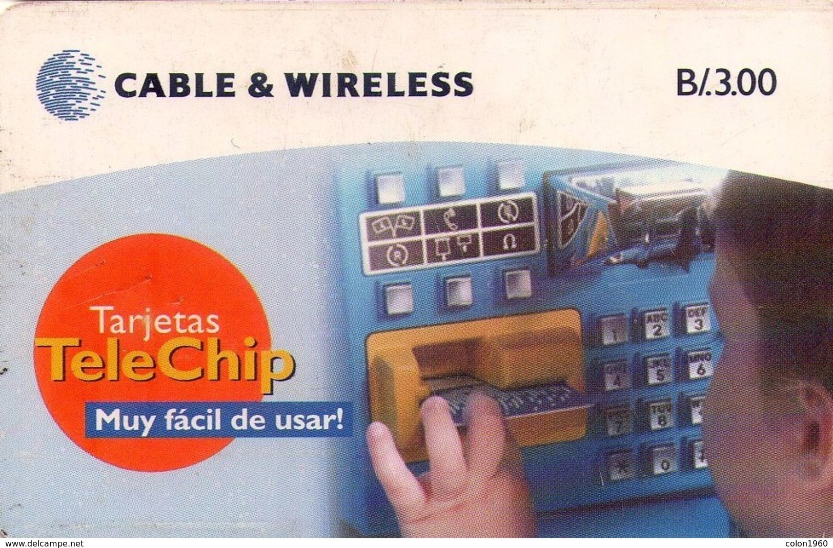 PANAMA. PAN-C&W-47a. Tarjetas TeleChip - Muy Fácil De Usar!. 3B. 2000. (046) - Panama