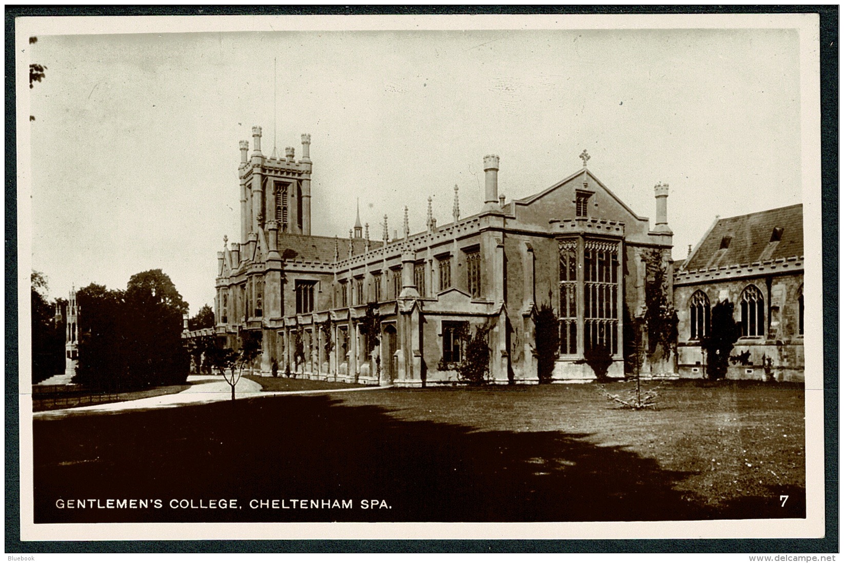 RB 1221 - Early Real Photo Postcard - Gentlemen's College Cheltenham Spa Gloucestershire - Cheltenham