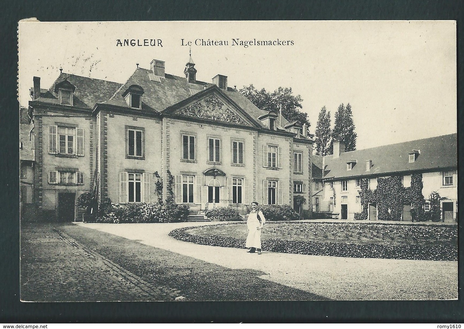 ANGLEUR. (Liège)  Château Nagelmackers.  Voyagée En 1913. 2 Scans. - Luik