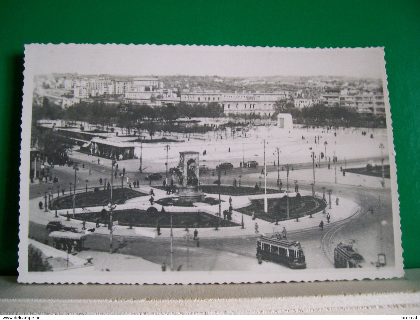 1951 - Turchia - Istanbul - Beyoglu - Kare Taksim Meydani  (P. Canonica) - Cumhuriyet  Aniti - Stazione Tram  Gezi Parki - Turchia