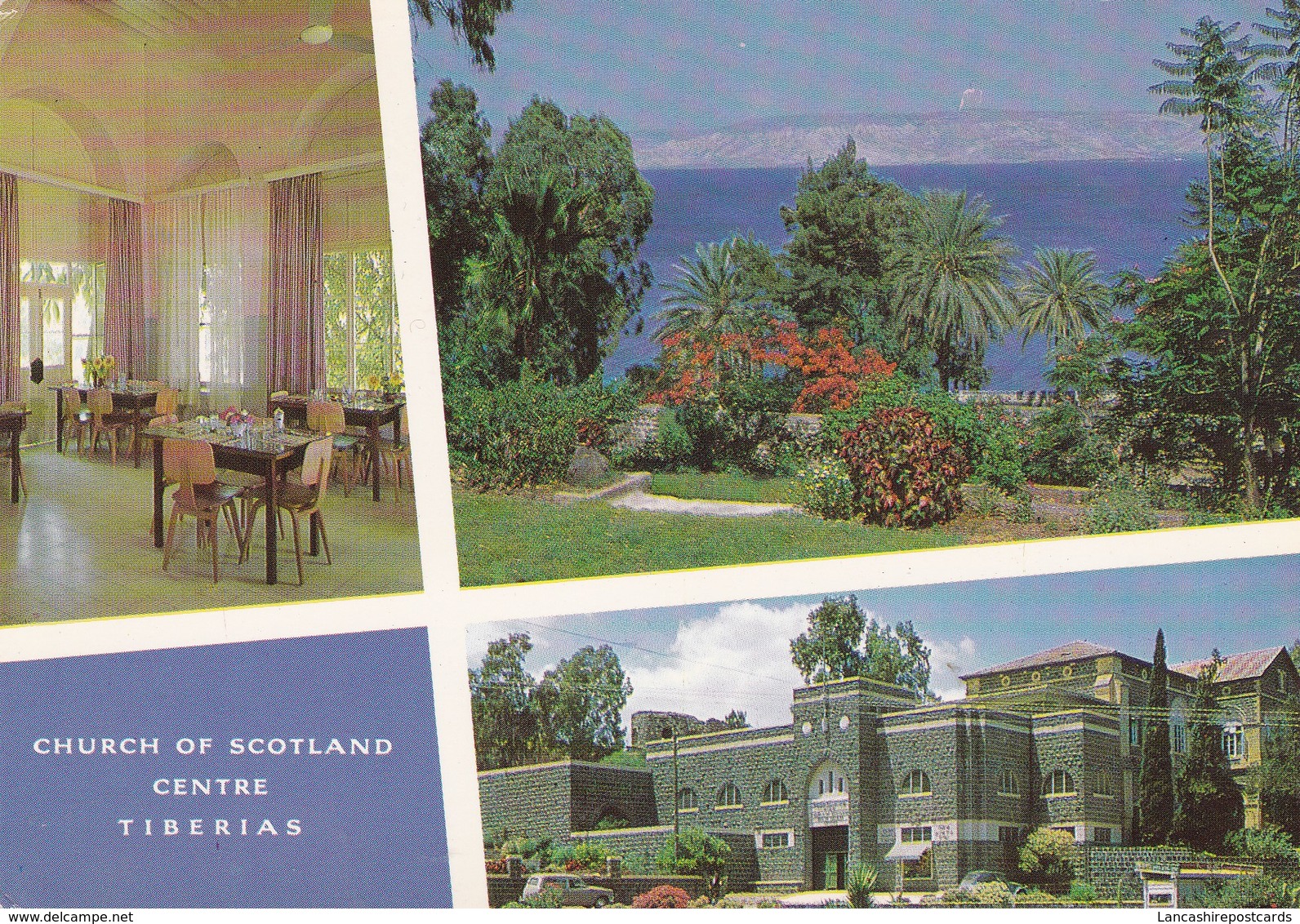 Postcard Church Of Scotland Centre Tiberias Isreal By Palphot My Ref  B22937 - Israel