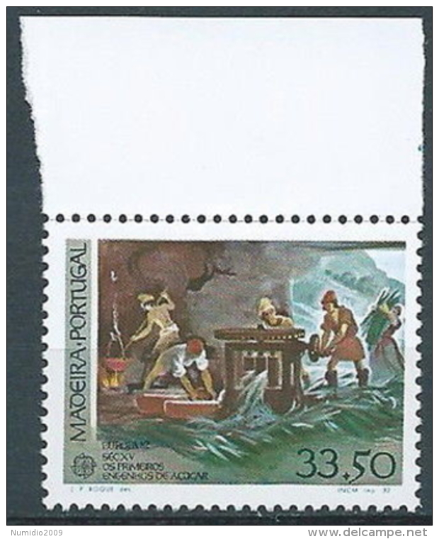 1982 EUROPA MADERA MNH ** - EV - 1982