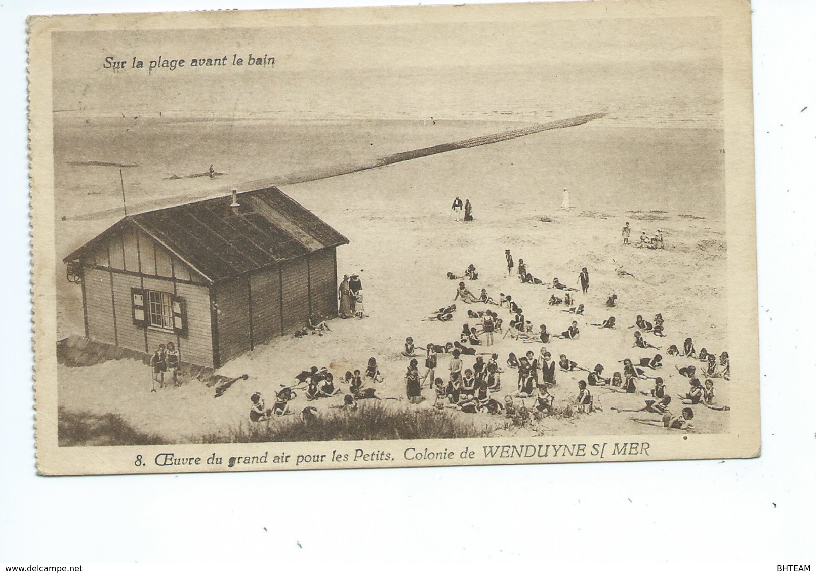 Wenduine Oeuvre Royale Du Grand Air Pour Les Petits - Colonie De Wenduyne - Sur La Plage Avant Le Bain - Wenduine