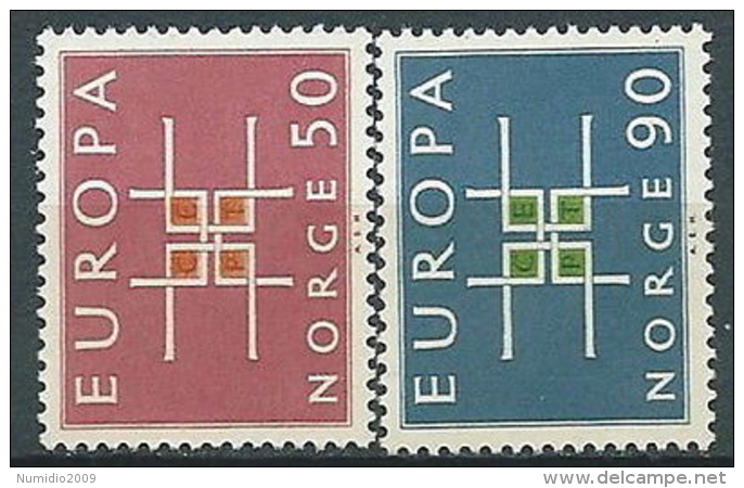 1963 EUROPA NORVEGIA MNH ** - EV-6 - 1963