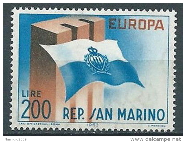 1963 EUROPA SAN MARINO MNH ** - EV-7 - 1963