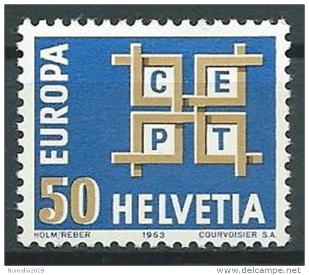 1963 EUROPA SVIZZERA MNH ** - EV - 1963