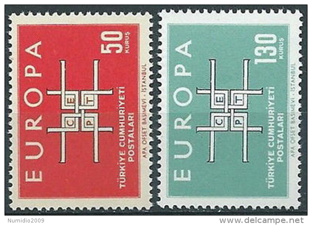 1963 EUROPA TURCHIA MNH ** - EU8824 - 1963