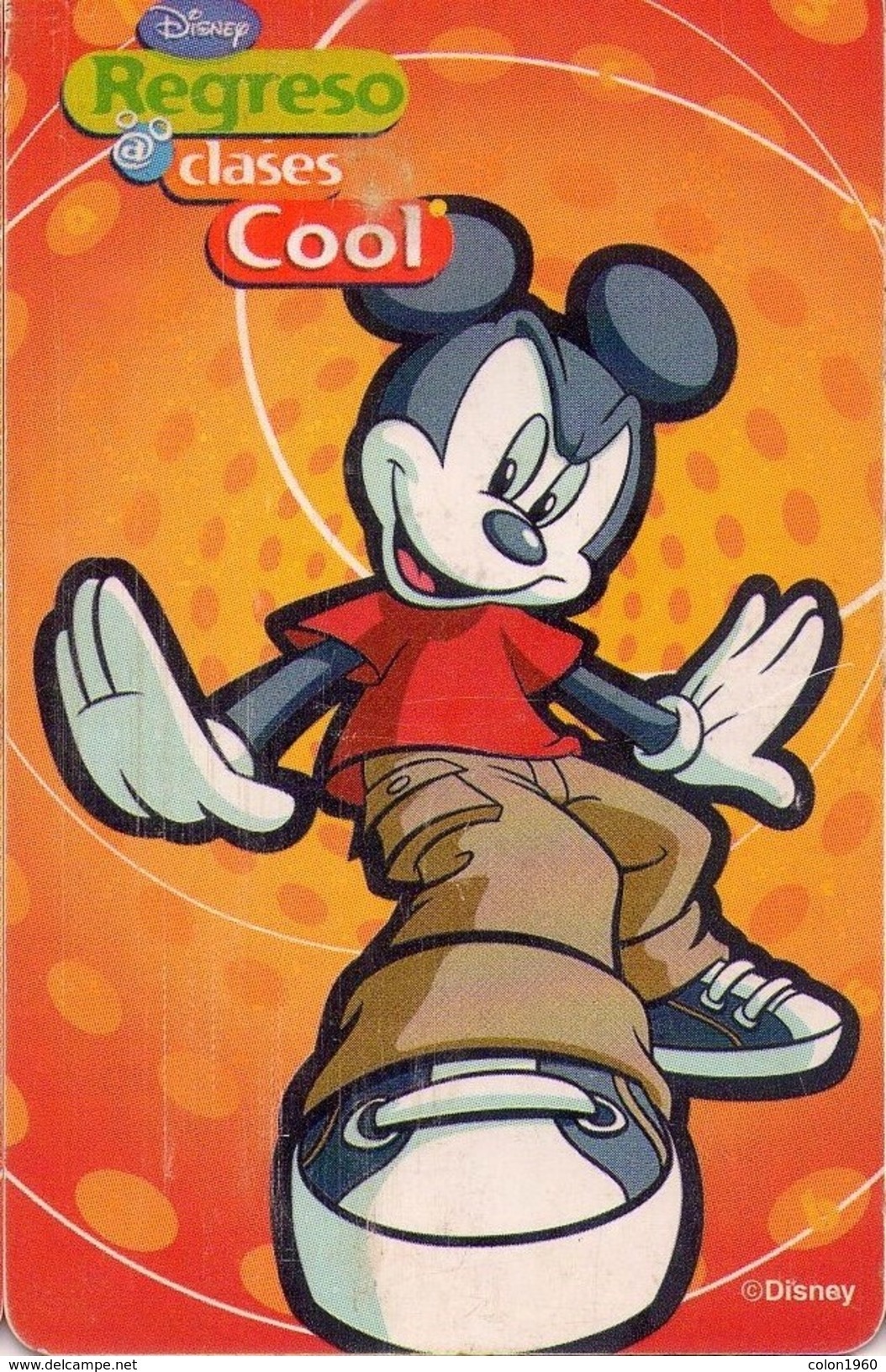 VENEZUELA. DISNEY. Regreso A Clases Cool. Mickey Mouse  (2/5). 2001-09. VE-CAN2-0703. (734) - Disney