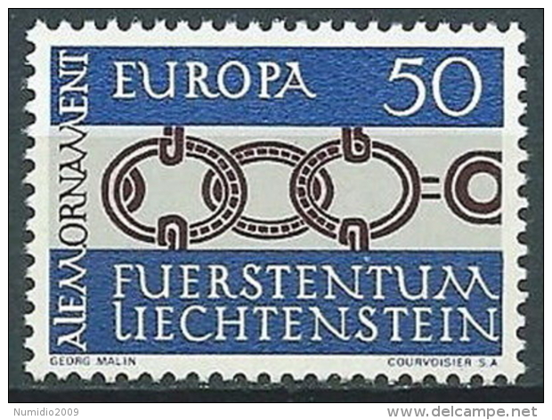 1965 EUROPA LIECHTENSTEIN MNH ** - EV-3 - 1965