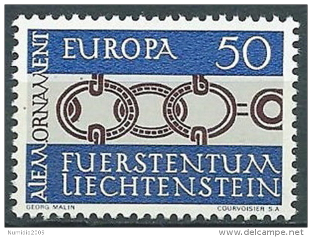 1965 EUROPA LIECHTENSTEIN MNH ** - EV-4 - 1965