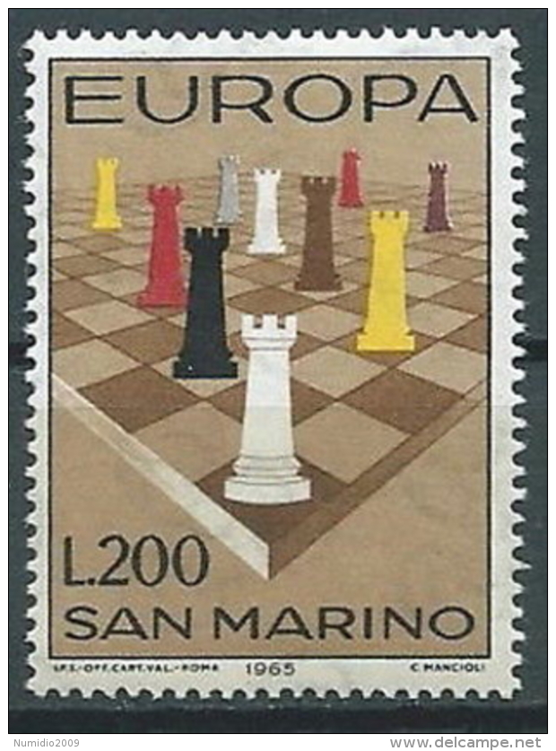 1965 EUROPA SAN MARINO MNH ** - EV-6 - 1965