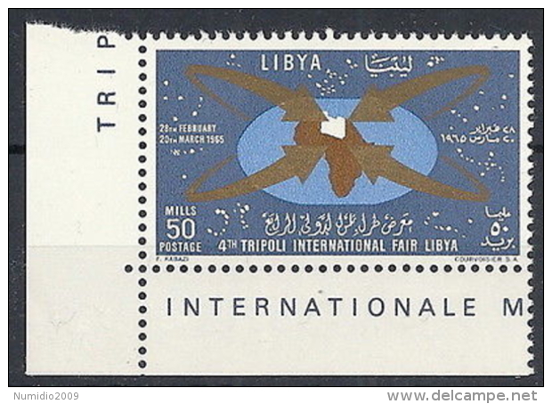 1965 LIBIA REGNO FIERA DI TRIPOLI MNH ** - RR12473 - Libia