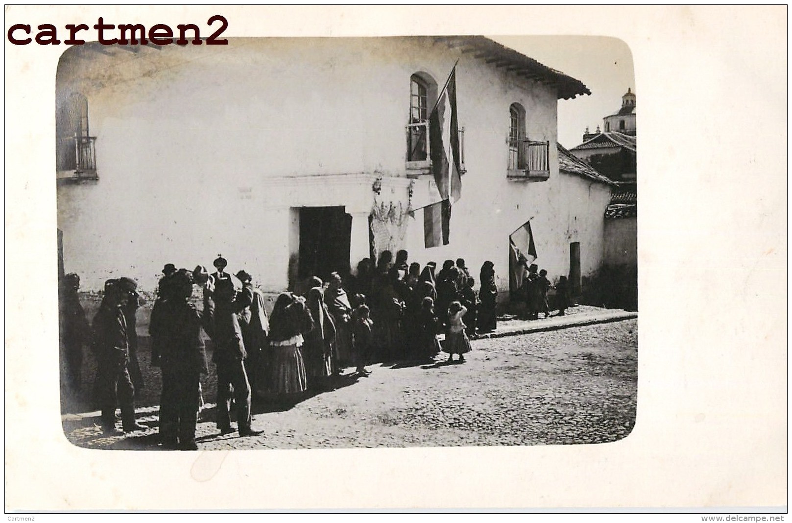 CARTE PHOTO : SUCRE CARNAVAL FERIA FIESTA BOLIVIE BOLIVIA SOUTH AMERICA - Bolivie