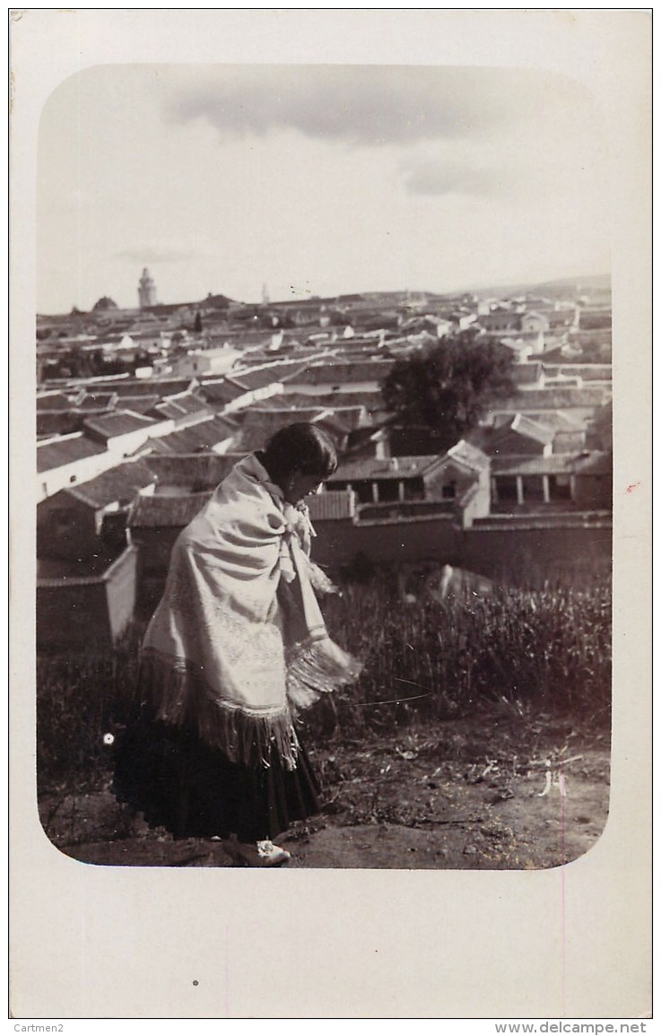 CARTE PHOTO : SUCRE TARABUCO INDIO QUICHUA INDIEN INDIOS ETHNIC BOLIVIE BOLIVIA SOUTH AMERICA - Bolivie