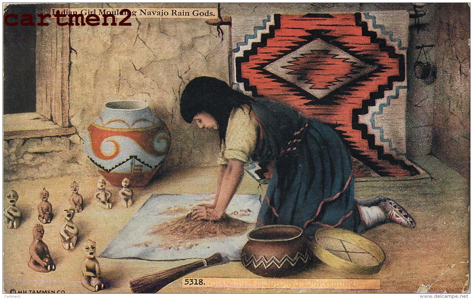 INDIAN GIRL MOULDING NAVAJO RAIN GODS QUICHUA INDIEN ETHNIC BOLIVIE BOLIVIA SOUTH AMERICA - Bolivia