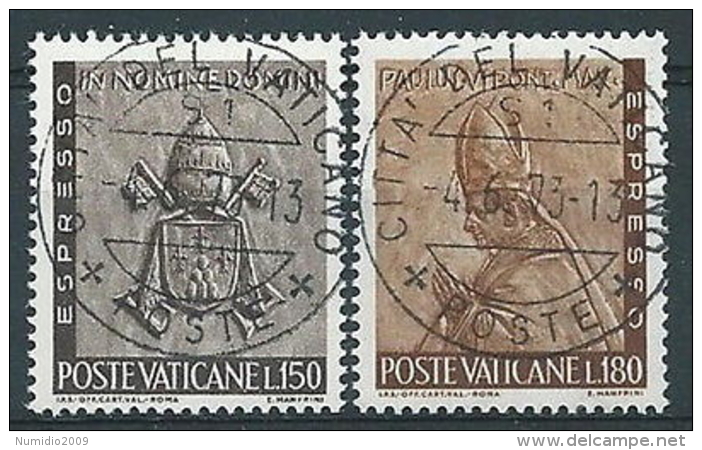 1968 VATICANO USATO ESPRESSI LAVORO - VTU061 - Eilsendung (Eilpost)