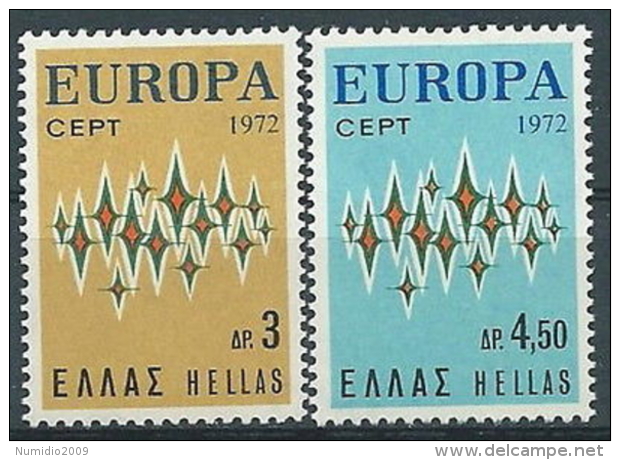 1972 EUROPA GRECIA MNH ** - EV - 1972