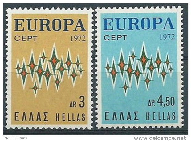 1972 EUROPA GRECIA MNH ** - EV-4 - 1972