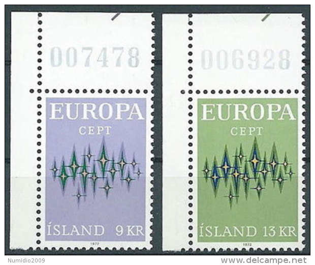 1972 EUROPA ISLANDA MNH ** - EV-4 - 1972