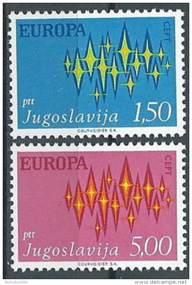 1972 EUROPA JUGOSLAVIA MNH ** - EU8824 - 1972