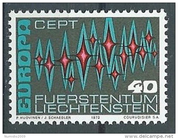 1972 EUROPA LIECHTENSTEIN MNH ** - EU8824 - 1972