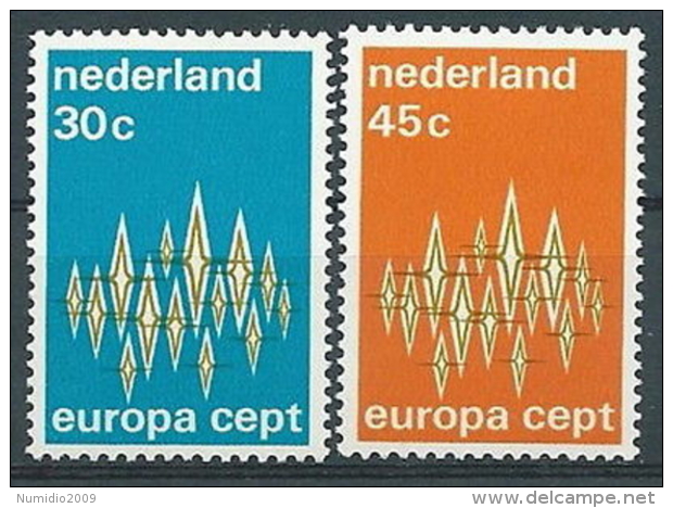 1972 EUROPA OLANDA MNH ** - EV-2 - 1972