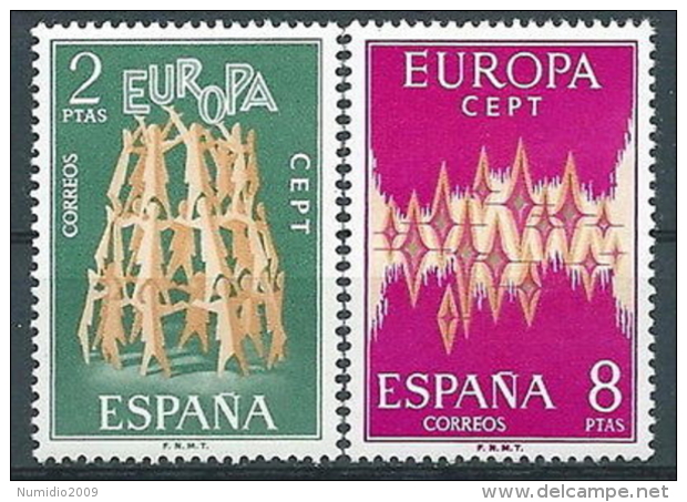 1972 EUROPA SPAGNA MNH ** - EV-4 - 1972