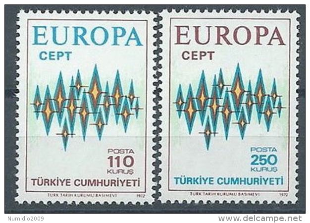 1972 EUROPA TURCHIA MNH ** - EU8824 - 1972