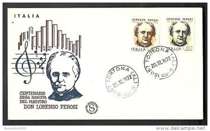 1972 ITALIA FDC PEROSI - FDC