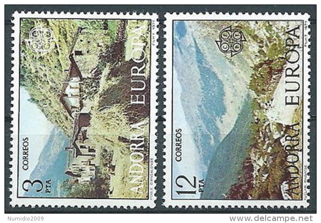 1977 EUROPA ANDORRA SPAGNOLA MNH ** - EV - 1977