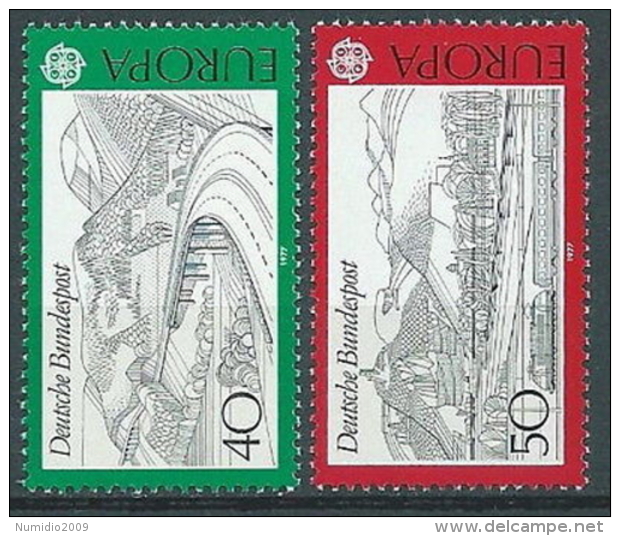 1977 EUROPA GERMANIA MNH ** - EV - 1977