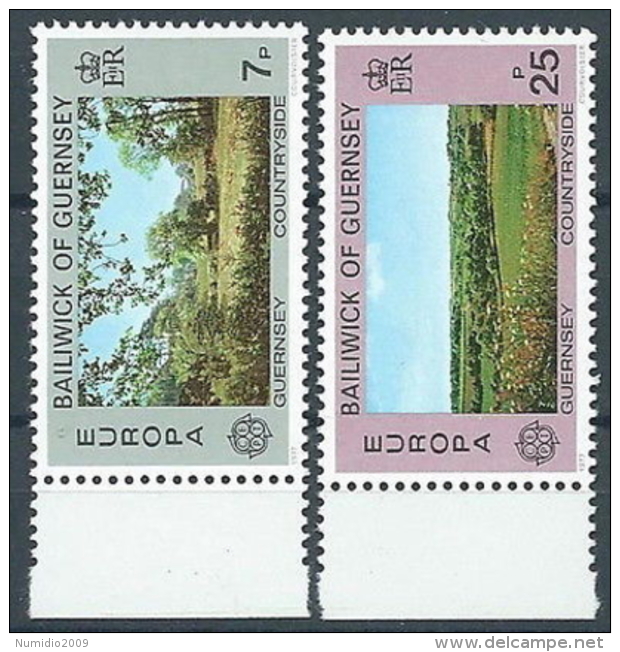 1977 EUROPA GUERNSEY MNH ** - EV - 1977