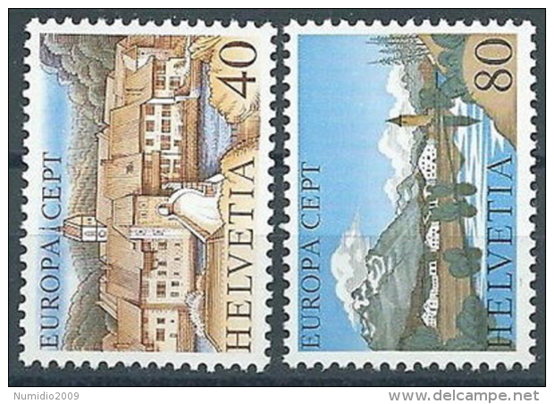 1977 EUROPA SVIZZERA MNH ** - EV-2 - 1977