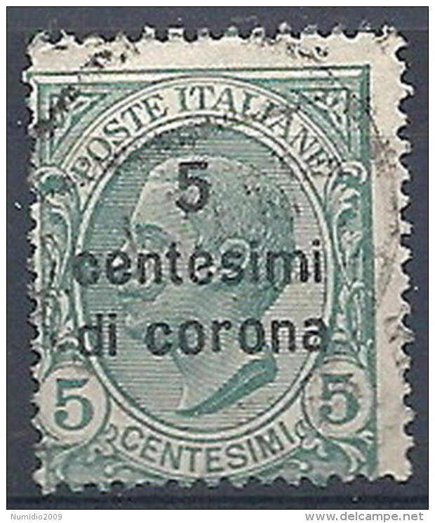 1921-22 DALMAZIA USATO 5 CENT - RR11973 - Dalmatia