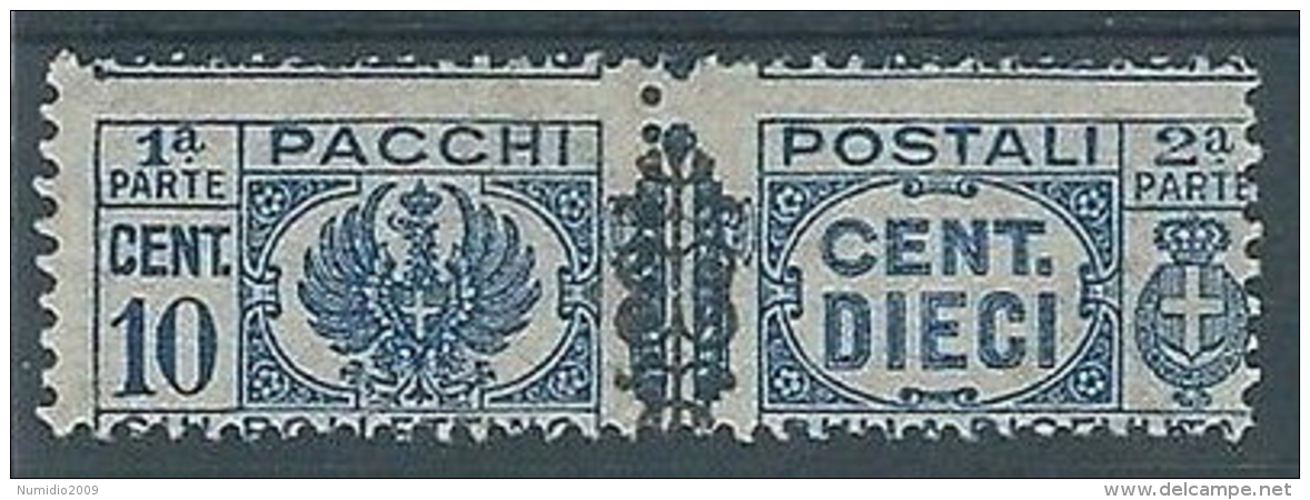 1945 LUOGOTENENZA PACCHI POSTALI 10 CENT MH * - RR4378 - Colis-postaux