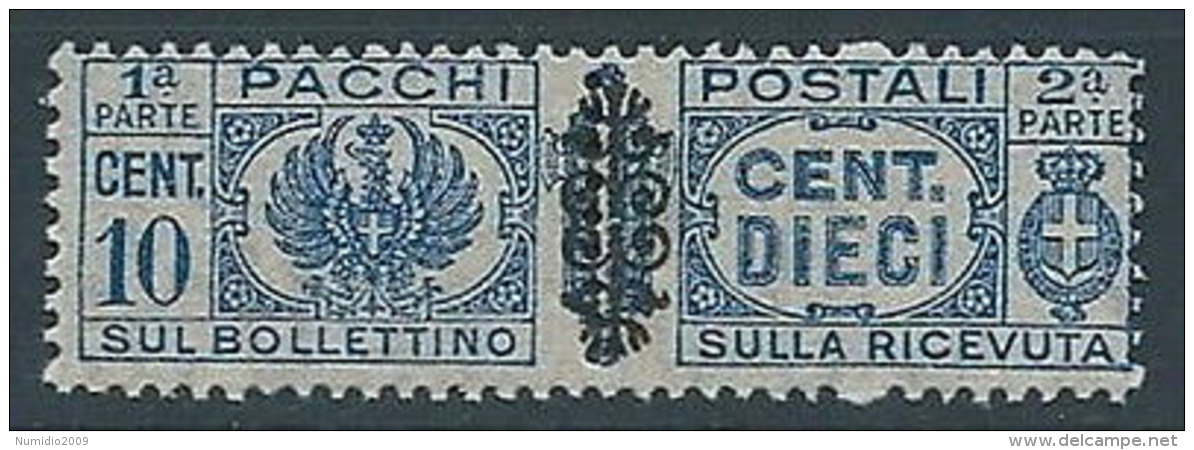 1945 LUOGOTENENZA PACCHI POSTALI 10 CENT MNH ** - RR13199-2 - Paketmarken